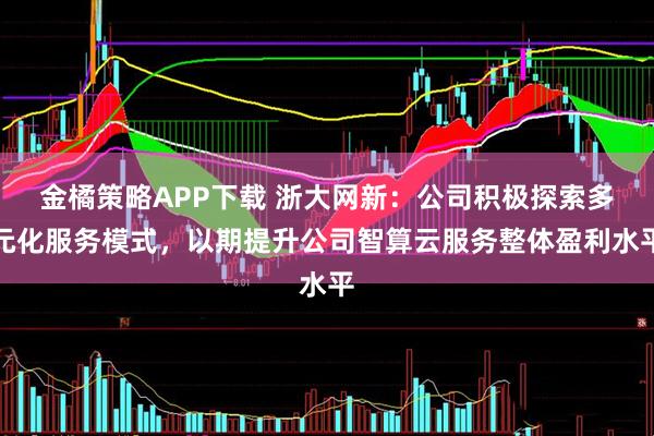 金橘策略APP下载 浙大网新：公司积极探索多元化服务模式，以期提升公司智算云服务整体盈利水平